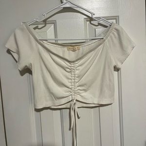 White Crop Top